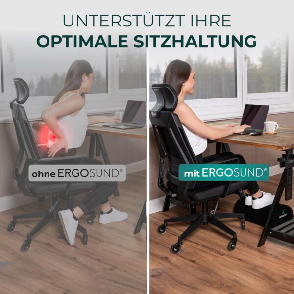 Ergosund - Fußablage, Fußstütze