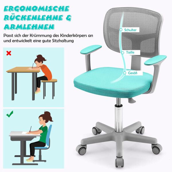 Ergonomischer Kinder Schreibtischstuhl