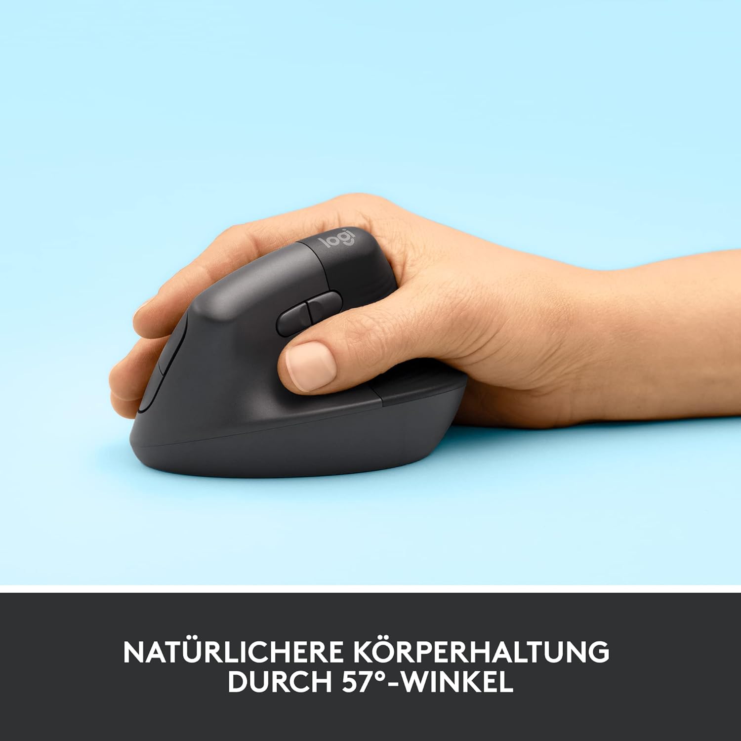 Ergonomische Maus, kabellos von Logitech – Bild 4