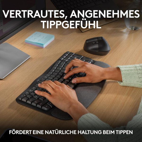 Ergonomische Tastatur wave